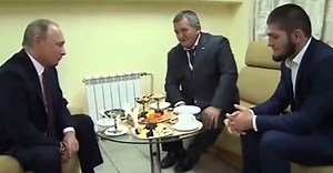 Khabib Tells Putin That McGregor's Team 'Tried To Provoke Me' During Fight | Balls.ie