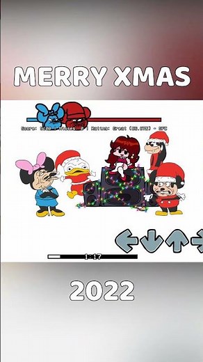MERRY CHRISTMAS EVERYONE - FNF vs Mokey's Krimas Funk' #shorts