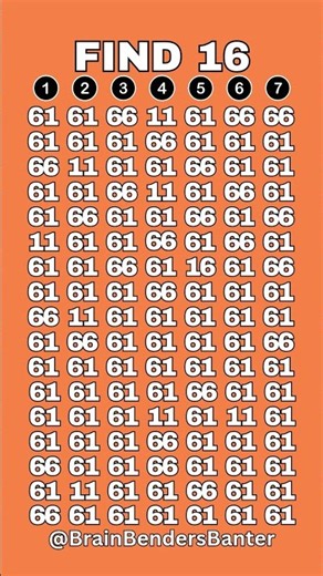 Can you find it faster than me #findthenumber #puzzle #shorts