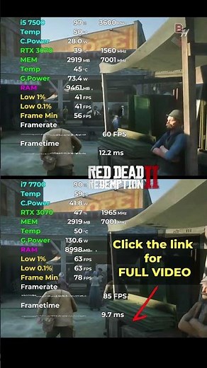 i5 7500 vs i7 7700 Tested in 12 Games (2023) | 1080p
