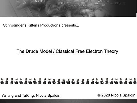 The Drude Model / Classical Free Electron Theory