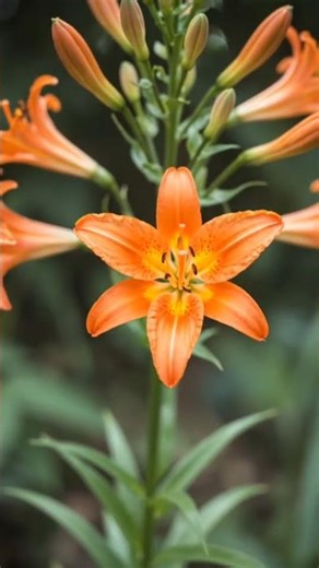 The Beauty of the Orange Lily 🧡 #Shorts