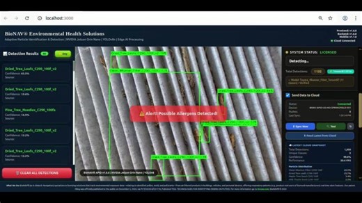 Air Particle ID Edge Demo by BioNAV | Rob F.