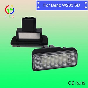 [Hot Item] Special Auto LED License Plate Lights for Benz W203 5D Cars Lamps