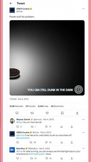 Real-Time Marketing Success: The Oreo 'Dunk in the Dark' Story