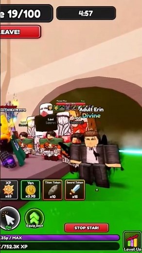 Obtaining DIVINE Adult Eren Pet In Anime Astral Simulator #roblox #shorts