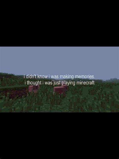 Exploring Nostalgia in Minecraft Worlds