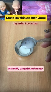 Must do this on 10th June ⬇️ 🌈 To remove Chandra Dosha from the horoscope, mix milk, honey, and Ganga water and offer it on a Shivling. This clears the dosha and increases wealth, happiness, peace, and prosperity at home. 🦋 On Jyeshtha Purnima, mix milk and sugar candy (patasa) in water and offer it to a Peepal tree. Lord Vishnu and Goddess Lakshmi reside in the Peepal tree. Doing this removes financial problems and brings growth in business and career. 🌀 Worship the Moon (Chandra Dev) on thi