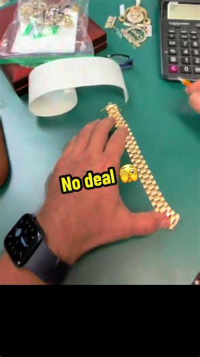 We’re not always understand each other.. we was not able to make the deal…🫣#bracelet #goldjewelry #Gold #jewelry #ddpawnloans