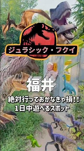 恐竜好きならここに行って👇芝政ワールド🦖⚠️❤️‍🔥東京に住んでますが本籍福井になったので福井PRお待ちしております‼️#福井旅行 #福井県観光 #恐竜