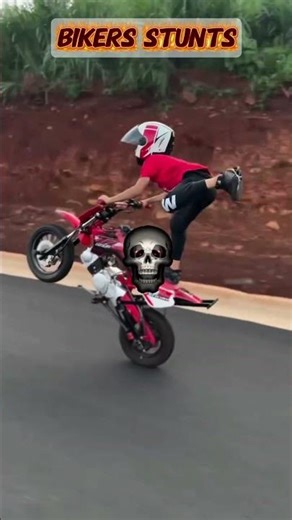 "Almost DIED Doing This Biker Troll Stunt!! 💀" #troll #died #biker #stunt