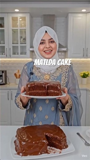 🍫 Viral Matilda Cake Recipe 😍 | Super Moist Chocolate Cake #Short