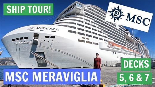 MSC Meraviglia Ship Tour - Restaurants, Bars and Lounges