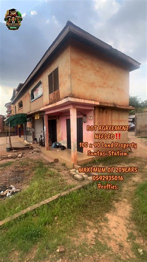 🏗️ BOT AGREEMENT LAND PROPERTY – SANTASI (NEAR STATION) A prime Build–Operate–Transfer (BOT) land opportunity located at Santasi, just a few steps from the station 🚉 and main roadside 🛣️. This property sits in a high-yield commercial zone 📈, making it ideal for shops, offices, restaurants, pharmacies, fuel-related services, or mixed-use developments. 📍 Location: Santasi – very close to the station 📐 Land Size: 100ft x 90ft 🚗 Accessibility: Very close to the main road 📊 Investment Value: 