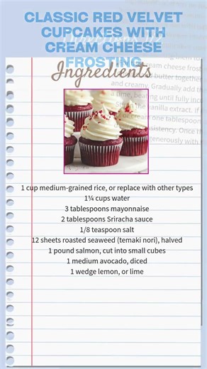 Classic Red Velvet Cupcakes with Cream Cheese Frosting