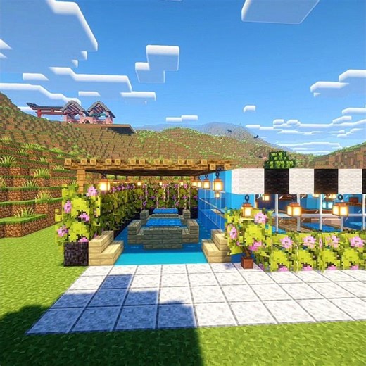 The Cutest Minecraft Cafe Build! ☕🌿 #faithoverfear