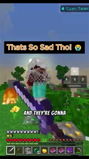Thas So Sad Tho #minecraft #thehivemc #pvpgrind #fyp #viral #supportsmallcreators #usethissound