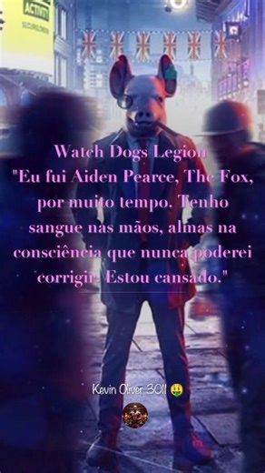 Bem vindo ao Watch Dogs Legion! 😎 #watchdogs #playstation4 #nostalgia #futuro #dinamica #adrenaline