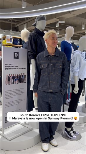You’ve been waiting — and it’s FINALLY here! 🇰🇷✨ The first TOPTEN10 in Malaysia has arrived, all the way from South Korea, right here at Sunway Pyramid! From casual everyday wear to work-ready looks, TOPTEN10 is set to be your go-to style destination to channel your inner Korean oppa and unnie. 😉 📍 TOPTEN10, Ground Floor (near Orange Concourse) #SunwayPyramid #TOPTEN10 #OnlyInPyramid | Sunway Pyramid