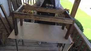 12K views · 319 reactions | If you love farmhouse style furniture but hate the price, this one is for you! Grab a hammer and some screws and lets get building =) #farmhousestyle #diyfurniture #craftymom | Burlap Kitchen | Facebook