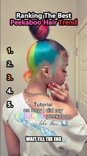 Best Peekaboo Hair Trend That Will Blow Your Mind 🤯✨