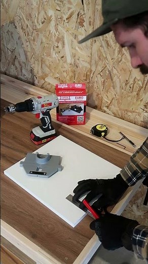 Install hinges, baseplates, and shelves with pro-level accuracy—fast! # #woodworking