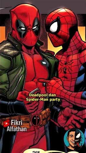 Spider-Man and Deadpool are best friends. 🥳🤩 #spiderman #deadpool #marvel #marvelindonesia #peter...