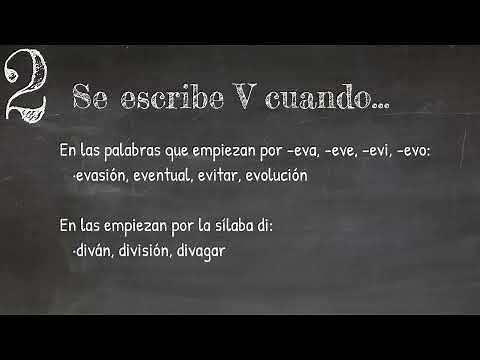 ¿Cuándo poner B o V? - Ortografía de las letras B y V