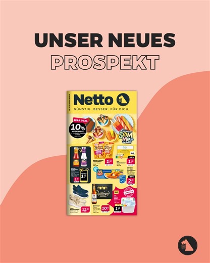 Neue Woche, neues Prospekt, neue Angebote.💛 Deine Wochenhighlights: 🚨 Achtung, überall Dauertiefpreise 🛁 Wie wäre es mit Spa? 🌱 Alles für bewusste Ernährung Sicher dir diese günstigen Angebote in deinem Netto-Markt: https://netto.de/prospekte/?leafletid=ekhRwLUF | Netto Deutschland