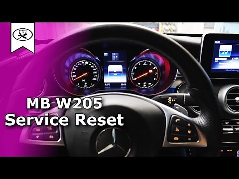 Mercedes Benz MB W205 service reset | MB W205 service reset | VitjaWolf | Tutorial | HD