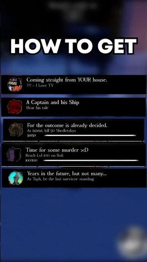 How To Get All New Achievements in Roblox Forsaken... #forsaken #roblox #noli #shorts