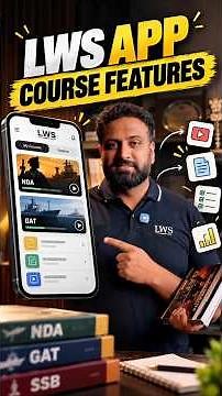 LWS Online Batch के Amazing Features 🔥| NDA Preparation Made Easy! #LWSOnlineBatch #NDA2027 #shorts