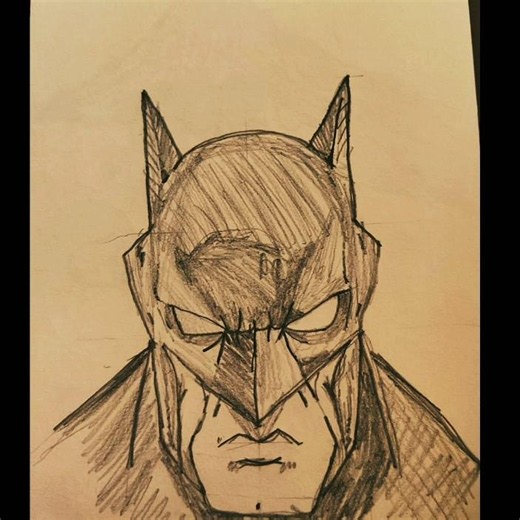 Drawing of batman || 💫please like and subscribe💫 ||#art # #artist #drawing #batman #portrait