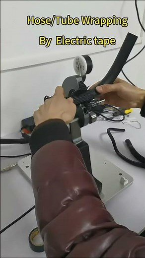 Bench type Compact Tape winding machine without cutting function #hose #wrapping #EV #machinery