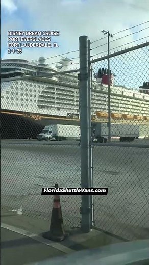 Disney Dream Cruise Shuttle Transportation Port Everglades Fort Lauderdale, FLL #disneydream
