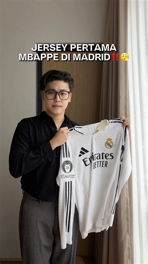 Real Madrid 2024/25 Home Jersey‼️ #realmadrid #mbappe #originaljersey #halamadrid #jerseyreview
