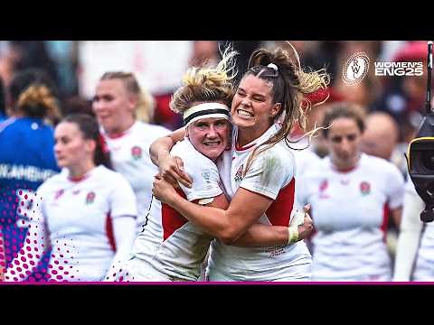 SENSATIONAL full-time SCENES 🔥 | England reach the final! | Rugby World Cup 2025