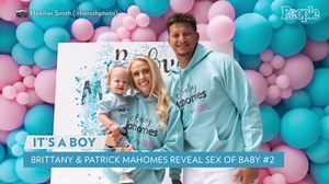 Patrick Mahomes Jumps into Pool After He and Pregnant Brittany Matthews Reveal Sex of Second Baby