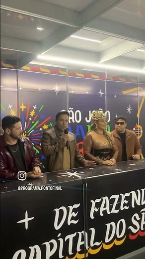 Cavaleiros do Forró speaks at a press conference in Caruaru about the legacy of Luiz Gonzaga