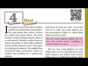 Class 7th Science Chapter 4: Heat (English Medium)