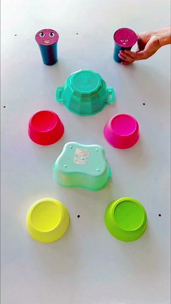 💚💗 Satisfying Kinetic Sand Art 😍 | Pink & Green Sand Transformation #Shorts