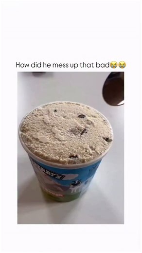 education_decode | This very short video clip features a person attempting to eat ice cream, but with an unexpected and humorous result. The video opens with... | Instagram
