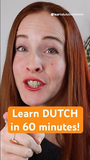 Learn DUTCH in 60 minutes! (NT2 - A1) #learndutchwithkim