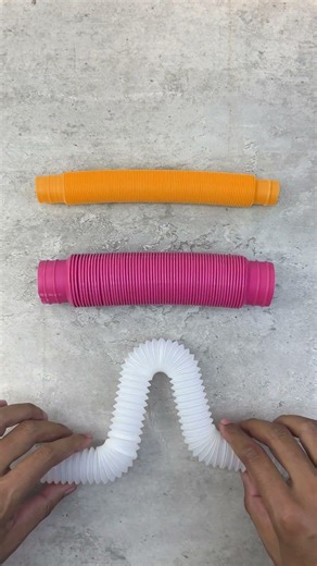 DIY ASMR | Oddly Satisfying Colorful Tube Stretching #satisfying #minisatisfying #asmr