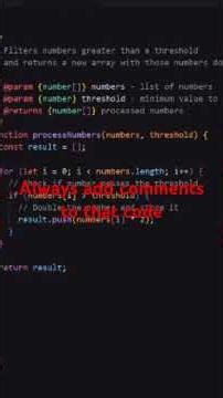 Why devs should add comments always.