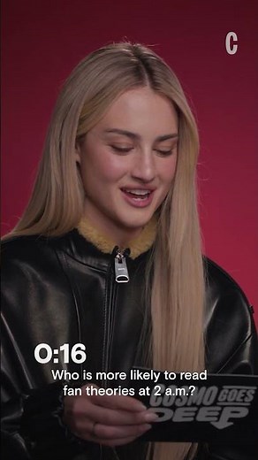 Grace Van Patten and Jackson White Take on the Lightning Round | Cosmopolitan
