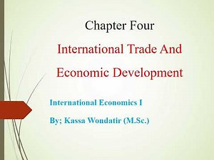International Economics I Chapter 4 - Lesson 1