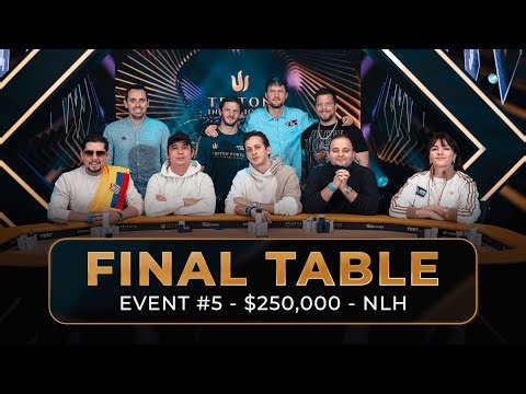 $250K NLH Triton Invitational – Final Table | Triton Poker Series X WSOP Paradise 2025