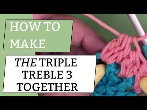 - How to Crochet DC3tog/TR3tog (Double 3 together/Treble 3 Together) Plaited Shoulder Bag Tutorial