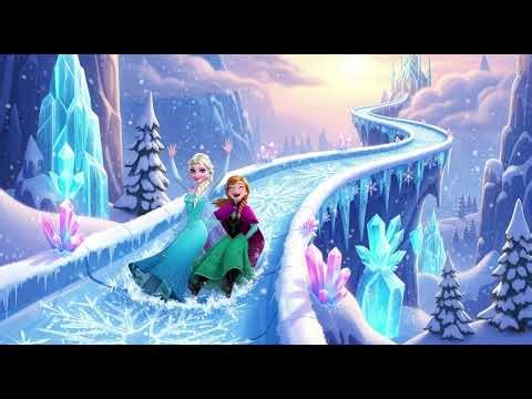 ❄️ Elsa & Anna’s Frozen Crystal Slide ⛷️ | Nursery Rhymes & Kids Songs